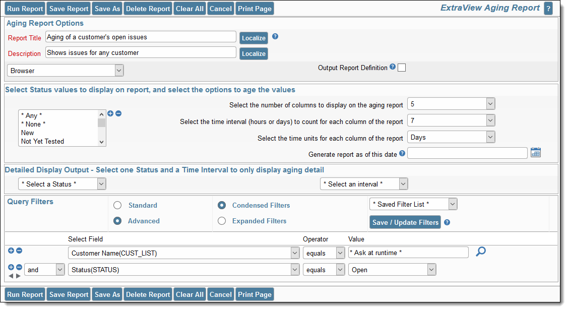 Aging Reports - Product Documentation